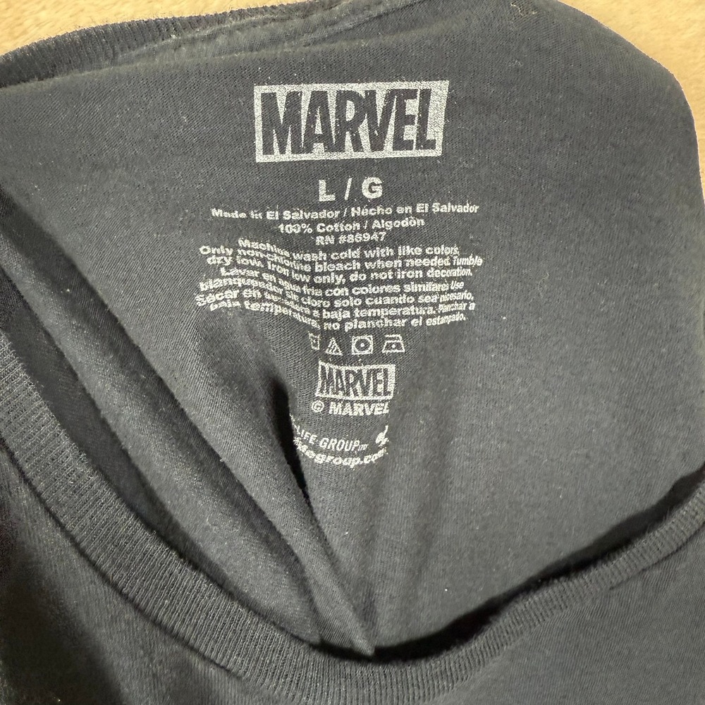 Marvel Periodic Table of Heroes Graphic Print T Shirt Large Mens - Picture 3 of 7